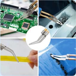 3/10pcs Adjustable Smooth Head Soldering Repair Iron Smooth Head 45 Degree Elbow Design For A Variety Of Welding Tools