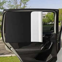 2Pcs Car Side Window Sun Shade Magnet Privacy Curtains UV Reflection Anti Glare UV Block Sunshade for Front/Back Window