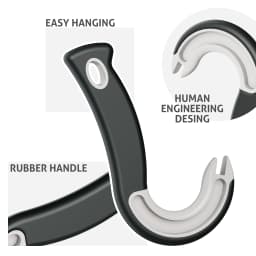 New Design Easy-Grip Hook Can Opener - Durable Plastic, Perfect for Home & Restaurant Use, Ideal Christmas Party Accessory
