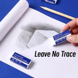 1/10/30pcs 2B Eraser Clean and Mess Free Student Exam Office Sketch Soft Eraser for Kids Correction Supplies Pencil Rubber