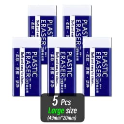 1/10/30pcs 2B Eraser Clean and Mess Free Student Exam Office Sketch Soft Eraser for Kids Correction Supplies Pencil Rubber