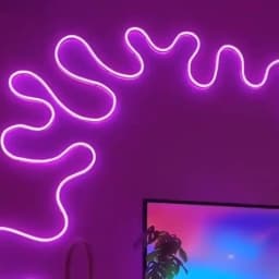 USB LED Neon Rope Lights, RGB Led Strip Lights with Remote, Color Changing Flexible Led Light Strip, Gaming 5V Neon Lights