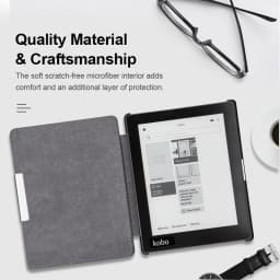 For Kobo Aura N514 Smart Cover 6 Inch Leather Case Screen Protector Capa Ereader Auto Sleep Wake Up Magnetic Ebook Hoesje Funda