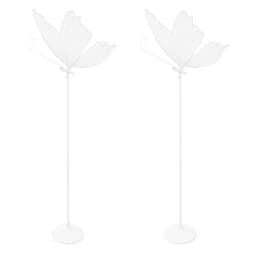2-Pack Butterfly Wedding Aisle Lights Romantic Butterfly Decoration Lights, Adjustable Height,Dual Mounting for Indoor Weddings