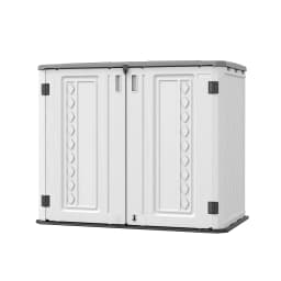 Outdoor Storage Shed Waterproof,Resin Storage Sheds Outdoor with Floor,Outdoor Storage Cabinet for Garage Storage,, Customized