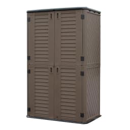 Outdoor Storage Shed Waterproof,Resin Storage Sheds Outdoor with Floor,Outdoor Storage Cabinet for Garage Storage,, Customized