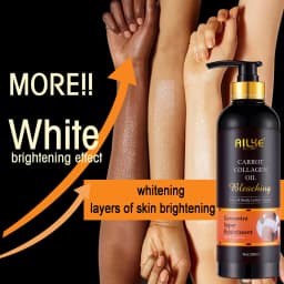 AILKE Skin Whitening Face Serum, Reduce Spots, Moisturizing, Even Skin Tone, With Organic Collagen, Skin Lightening Body Serum