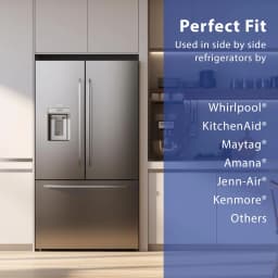 Zero Tariff EDR2RXD1 Replace For everydrop by Whirlpool Ice and Water Refrigerator Filter 2, Element W10413645A WRF989SDAB
