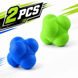 Hexagon Reaction Ball Agility Training Ball for Basketball Football Adult Coordination Reflex Sports Fitness Training Ball