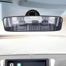 Interior Rear View Mirror 360° Rotates Car Rear Mirror Wide-angle Rearview Mirror Adjustable Suction Cup Car-styling Universal