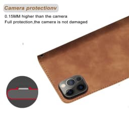 ZZXX Leather Wallet Phone Case For iPhone 17e 16 Pro Max 15 14 13 Mini 12 11 X XS XR SE2 8 7 6s Plus Flip Card Slot Holder Cover