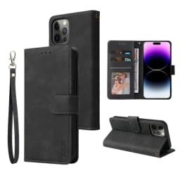 ZZXX Leather Wallet Phone Case For iPhone 17e 16 Pro Max 15 14 13 Mini 12 11 X XS XR SE2 8 7 6s Plus Flip Card Slot Holder Cover