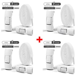 8mm No Tie Shoe Laces Press Lock Shoelaces Without Ties Elastic Laces Sneaker Kids Adult Widened Flat Shoelace for Shoes