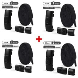 8mm No Tie Shoe Laces Press Lock Shoelaces Without Ties Elastic Laces Sneaker Kids Adult Widened Flat Shoelace for Shoes