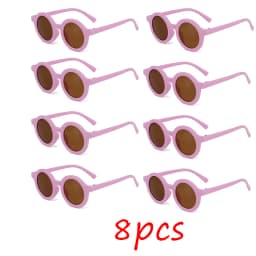 Children's sunglasses, inset style round frame, 1-7 year old baby sunglasses, sun shading, sun protection