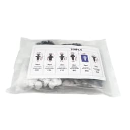 Auto Fastener Clip Mixed Car Body Push Retainer Pin Rivet Bumper Door Trim Panel Fastener Kit Car Clip 100/50 Box /Bag packaging