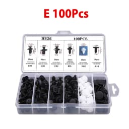 Auto Fastener Clip Mixed Car Body Push Retainer Pin Rivet Bumper Door Trim Panel Fastener Kit Car Clip 100/50 Box /Bag packaging