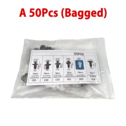 Auto Fastener Clip Mixed Car Body Push Retainer Pin Rivet Bumper Door Trim Panel Fastener Kit Car Clip 100/50 Box /Bag packaging