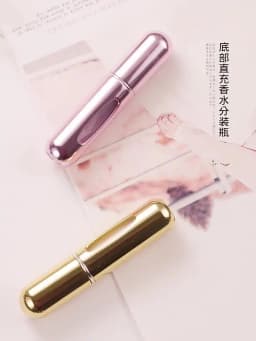 5ml /10ml Mini Portable Bottom-Filling Pump Perfume Bottle Sample Perfume Refillable Spray Bottle Empty Cosmetic Containers Set
