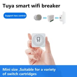 Mini DIY Smart Switch Work With Tuya WiFi Light Switch Module Need Neutral Wire 2 Ways Timer Wireless Breaker Alexa Google Home