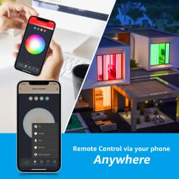 4 Pack Smart WiFi LED A19 Bulb, RGBCW Color Changing, Compatible with Alexa & Google Home & Echo Assistant