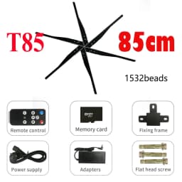 40-85cm 3D Fan Hologram Projector Wifi Control Remote Commercial Advertising Display Hologram Projector Transmit Picture Video