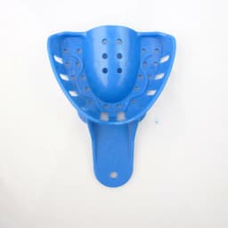EASYINSMILE Dental S/M/L/XL Perforated Plastic Impression Trays Upper/Lower 12Pc Autoclavable