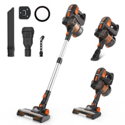 INSE V770 Cordless Handheld Vacuum Cleaner 6-in-1 20KPa Powerful Lightweight Stick Vacuum Flexible LED Headlights for Carpet Bed