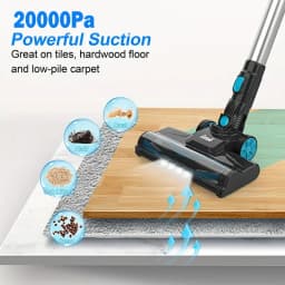 INSE V770 Cordless Handheld Vacuum Cleaner 6-in-1 20KPa Powerful Lightweight Stick Vacuum Flexible LED Headlights for Carpet Bed