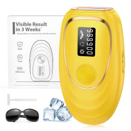 IPL Hair Laser Removal with Cooling Function Home Device 999900 + Flashes 18.5j Pulsed Light Epilator for Armpits/Body/Men/Women