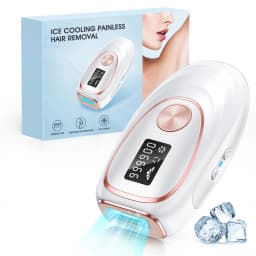 IPL Hair Laser Removal with Cooling Function Home Device 999900 + Flashes 18.5j Pulsed Light Epilator for Armpits/Body/Men/Women