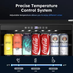 Outdoor Beverage Fridge 24 Inch Weather Proof Stainless Steel under Counter Beer Cooler Refrigerator for 190 Cans Foam Door