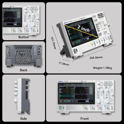 Digital Oscilloscope DHO804 70MHz Frequency Band + 12-bit Vertical Resolution + Maximum 1.25 GSa/s Sample Rate + 1000,000