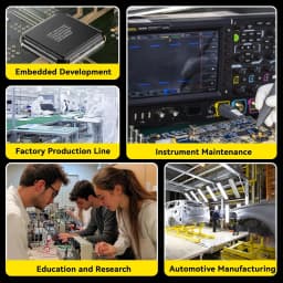 Digital Oscilloscope DHO804 70MHz Frequency Band + 12-bit Vertical Resolution + Maximum 1.25 GSa/s Sample Rate + 1000,000