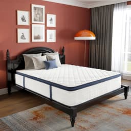 10/12/14 Inch Queen Size Mattress, Hybrid Mattress, Medium Firm for Pressure Relief, Cool Sleep & Partner Motion Isolation