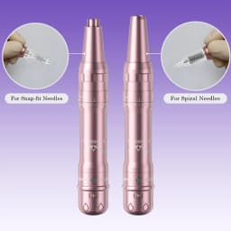 DM Wireless Permanent Makeup Machine Kit Micropigmentation Microblading Pen Eyebrow Tattoo Kit With Ink 15PCS Eyebrow Needles
