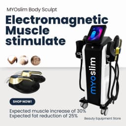 EMS Body Sculpt 6500w Body Slimming Fat Burning Muscle Sculpting Electromagnetic Muscle Stimulate Therapy Build Muscle Machine