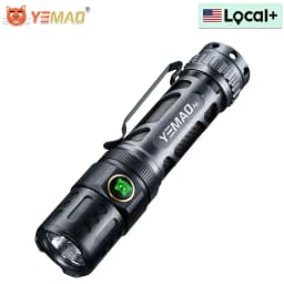 YEMAO F337X Powerful Led Flashlight 7 XTE Leds 3000 Lumens 200 Meters 18650 Battery Multi-color Auxiliary Lights EDC Torches