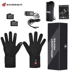 Rechargeable Thermal Motorcycle Gloves for Men Women Electric Heated Gloves Touch Screen Waterproof Motorbike Play Skiing Riding