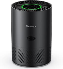 Chuboor Air Purifiers for Home H13 True HEPA for Bedroom Room Kitchen Washroom for Smoke and Dust Pollen Odors PM2.5 Detection 185m³/h CADR Supports Tuya App for 30-40 Square Meters of Clean Purifier Effectively Improve Air Quality Allergen