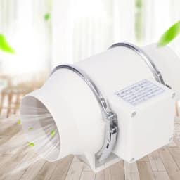 HF-100P 110V 35W Radiator Fan Radiator Ventilator Exhaust Ventilation Fan Air Duct Fan Duct Ventilation Fan for Home, Kitchen