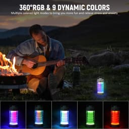 Wurkkos CL01 Camping Lantern 550LM Rechargeable LED Flashlight Waterproof EDC Work Light RGB Torch Power Bank Mini Magnetic Lamp