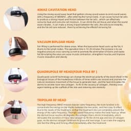 Nourishbel 4In1 40k Cavitation Ultrasonic Slimming Machine Body Care Vacuum Suction Anti-Wrinkle Rejuvenation Skin Lift Tighten