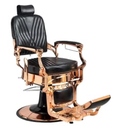 700lbs Heavy Duty Vintage Recline Barber Chair – Hydraulic, 360° Rotatable with Headrest for Professional Salons,Customized