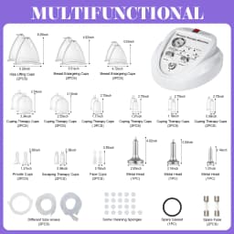 Electric Vacuum Pump Massage Breast Massager Enlargement & Butt Lifting Body Shaping for Beauty Salons, Hospitals, Spas