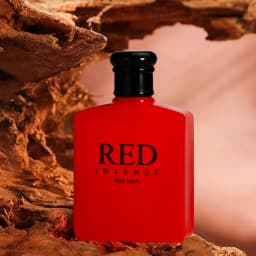 3.4fl Oz Red Intense Eau De Toilette for Men, Fruity Note, Cranberry, Grapefruit & Italian Lemon | Perfect Holiday Gift