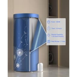 Portable Dryer 46Inch-1000W Portable Clothes Dryer for Apartments Portable Dryers Machine with Storage Bag Mini Clothes Dryers