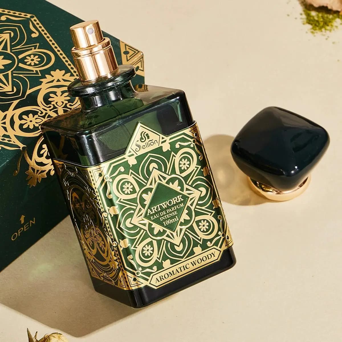 Sellion Marshmallow Eau De Parfum Spray 3.4oz Warm Gourmand Scent Perfume for Men And Women Gift Her