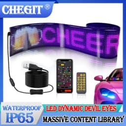 LED Matrix Pixel Panel  Scrolling Bright Advertising LED Signs  Flexible USB 5V LED Car Sign Bluetooth App Control