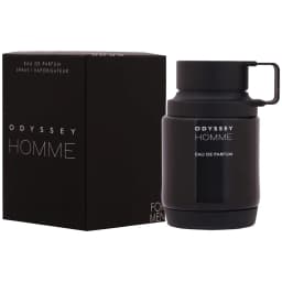 Armaf Odyssey Homme Black Eau De Parfum for Men - Amber Iris Vanilla Fragrance 100ml